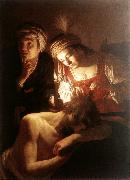 HONTHORST, Gerrit van Samson and Delilah sf oil painting picture wholesale